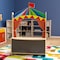 Flash Furniture Bright Beginnings Wooden Puppet Theater with Removable Curtains and Bottom Magnetic Chalkboard with Locking Caster Wheels, Natural MK-ME19202-GG - alternate 9